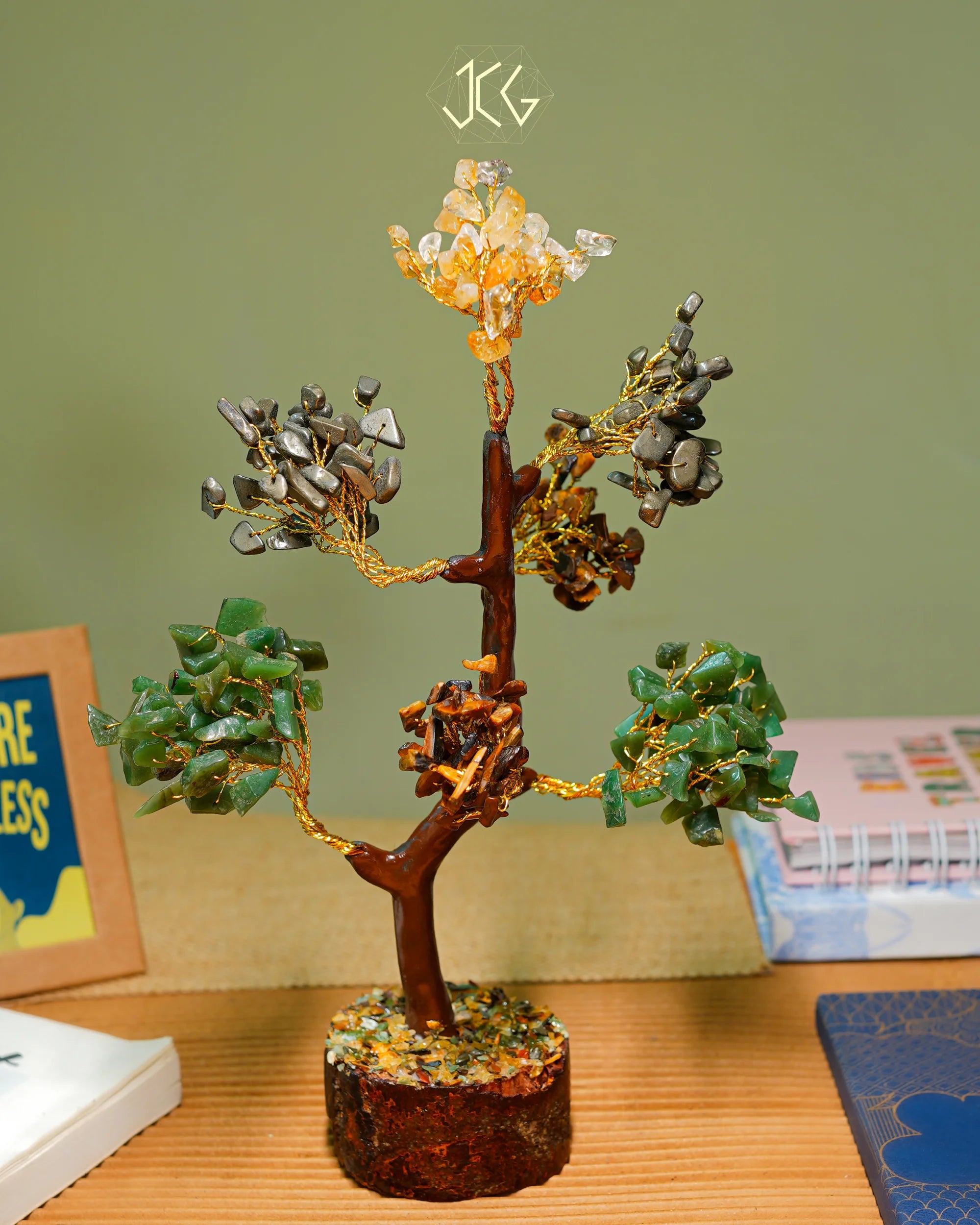 Money Magnet Tree Jaipur Crystal Gems